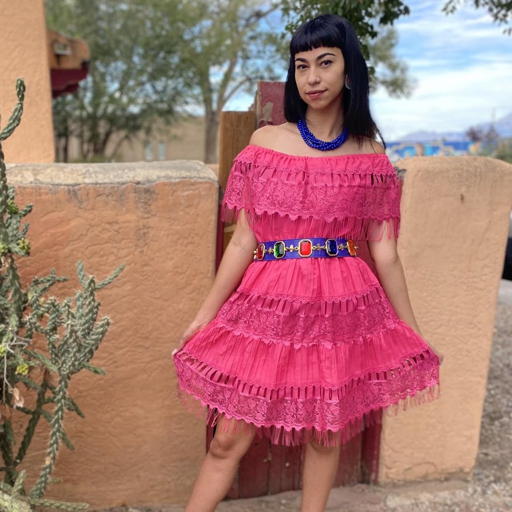 Mexican Campesina Dress - Picture 1 of 4